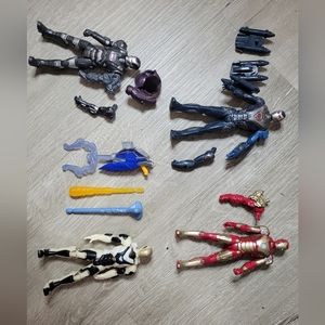 Hasbro Marvel iron man assortment of action figures and assemblers w attachables